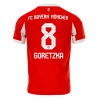 Camisa de Futebol Bayern Munich Leon Goretzka #8 Equipamento Principal 2025-26 Manga Curta Camisa de Futebol Bayern Munich Leon Goretzka #8 Equipamento Principal 2025-26 Manga Curta